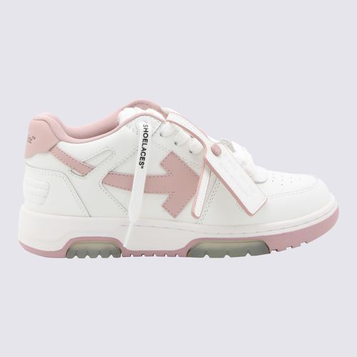 Off- And Pink Leather Out Of Office Sneakers - Off-White - Modalova