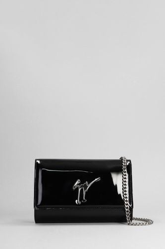 Cleopatra Shoulder Bag In Black Patent Leather - Giuseppe Zanotti - Modalova