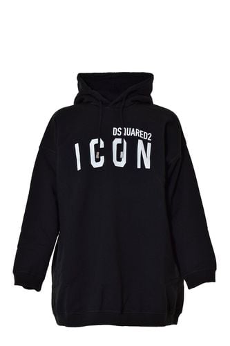 Logo-printed Drawstring Hoodie - Dsquared2 - Modalova