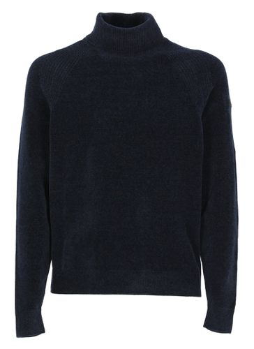 Velvet Knit Fabric Turtleneck Sweater - RRD - Roberto Ricci Design - Modalova