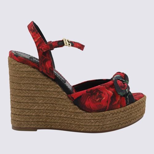 Red Cotton Espadrillas - Dolce & Gabbana - Modalova