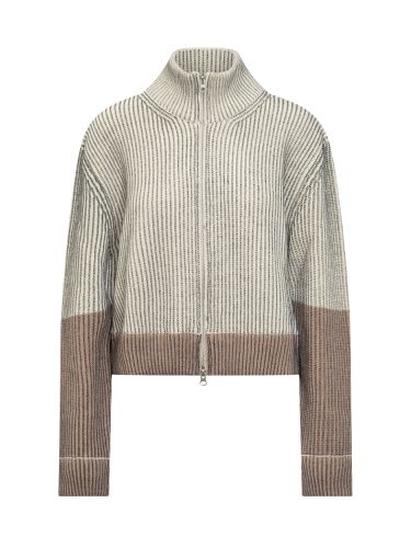 Two-tone Wool Blend Turtleneck Sweater - MM6 Maison Margiela - Modalova