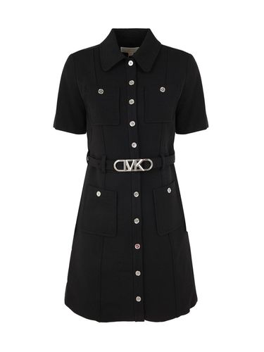 Stretch Crepe Belted Utility Dress - MICHAEL Michael Kors - Modalova