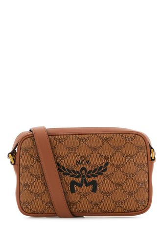 Printed Canvas Small Himmel Crossbody Bag - MCM - Modalova