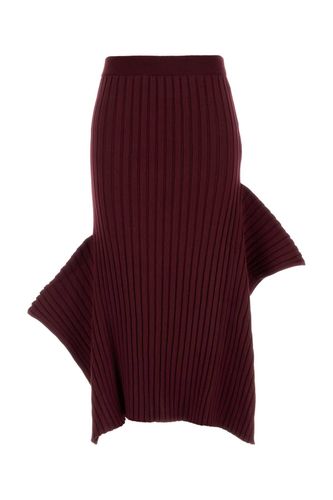 Burgundy Cotton Skirt - Stella McCartney - Modalova