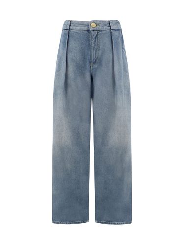 Balmain Pleated Jeans - Balmain - Modalova