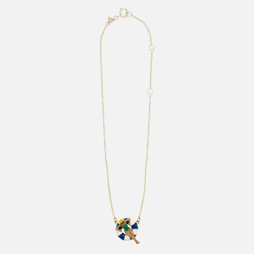 And White Flotadora Necklace - Aliita - Modalova