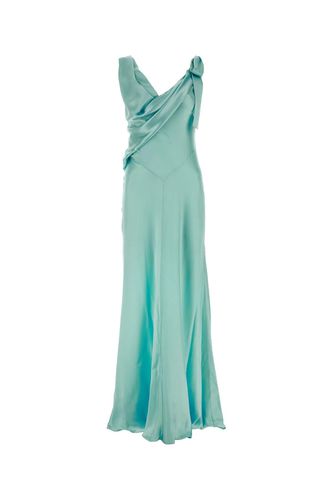 Tiffany Satin Long Dress - Alberta Ferretti - Modalova