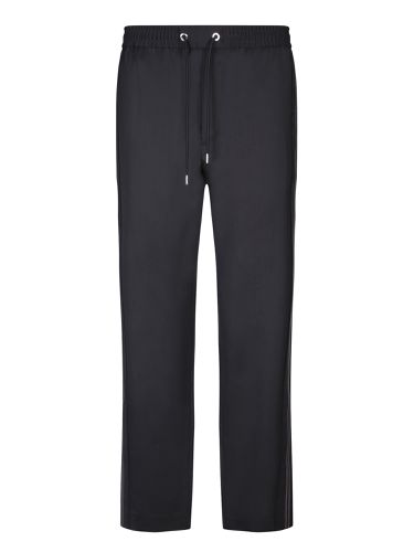 Moncler Drawstring Blue Trousers - Moncler - Modalova