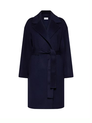 Marella Navy Blue Long Coat - Marella - Modalova