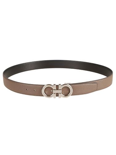 Ferragamo Logo Classic Buckle Belt - Ferragamo - Modalova