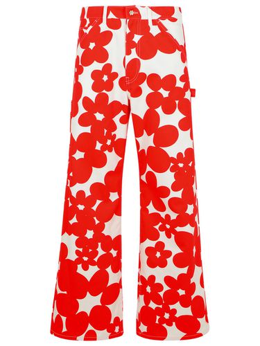 Marni Red Cotton Jeans - Marni - Modalova