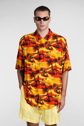 Balenciaga Shirt In Orange Viscose - Balenciaga - Modalova