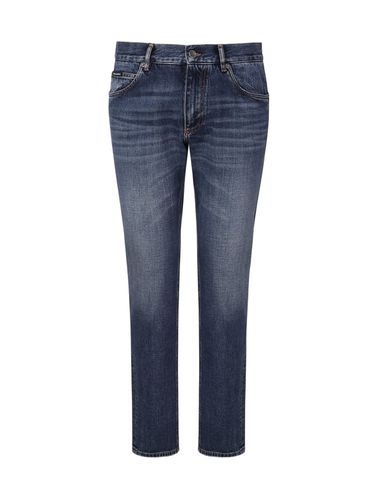 Regular Five-pocket Model Jeans Made Of Denim - Dolce & Gabbana - Modalova