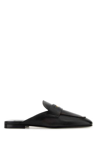 Miu Miu Black Leather Slippers - Miu Miu - Modalova