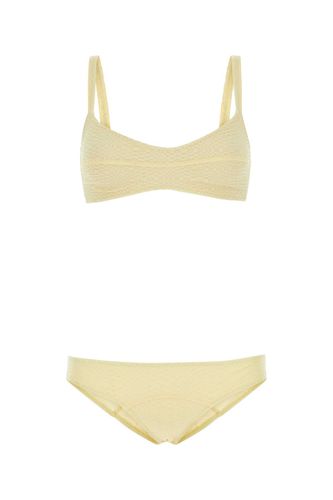 Cream Stretch Seersucker Bikini - Lisa Marie Fernandez - Modalova