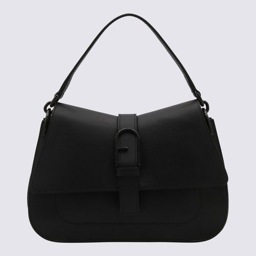 Furla Black Leather Flow Bag - Furla - Modalova