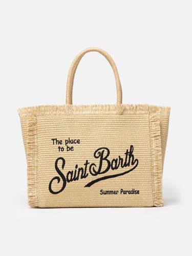 Vanity Straw Beige Tote Bag - MC2 Saint Barth - Modalova