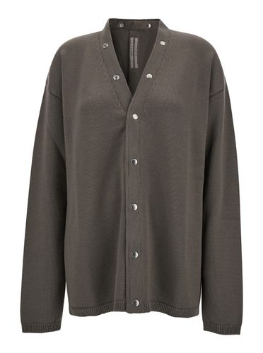 V-neck peter Cardigan In Virgin Wool - Rick Owens - Modalova