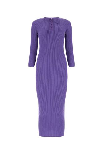 Moschino Purple Wool Dress - Moschino - Modalova