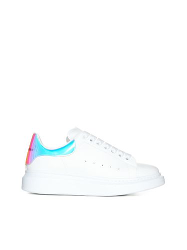 White Oversize Sneakers With Iridescent Spoiler - Alexander McQueen - Modalova