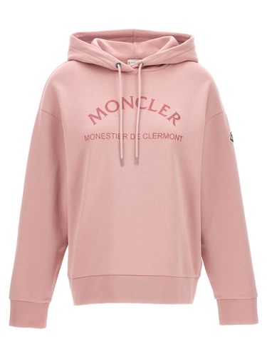 Moncler Logo Print Hoodie - Moncler - Modalova