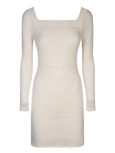 Open-knit Long-sleeved Mini Dress - Tom Ford - Modalova