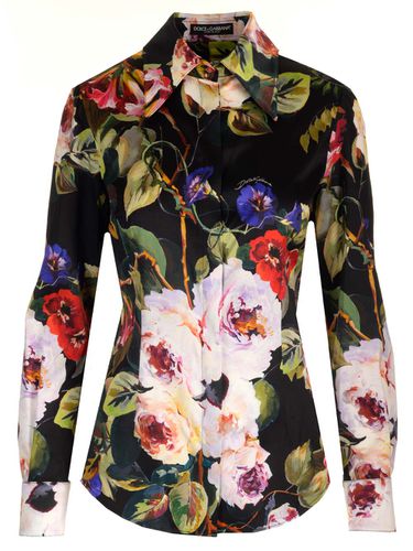 Dolce & Gabbana Printed Silk Shirt - Dolce & Gabbana - Modalova