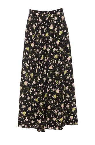 Rose Printed Crinkled Midi Skirt - Zadig & Voltaire - Modalova