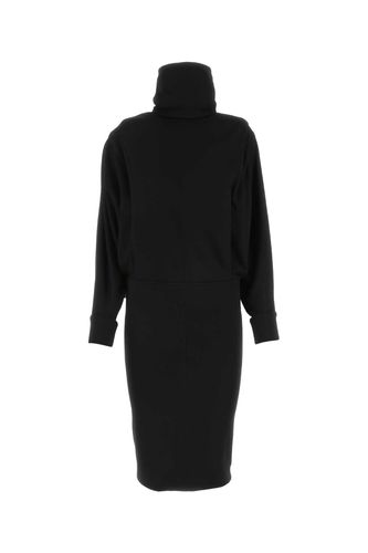 Saint Laurent Black Wool Dress - Saint Laurent - Modalova