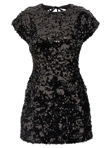 Ganni velvet Sequins Mini Dress - Ganni - Modalova