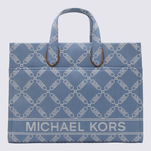 Denim Multicolour Canvas Blauwe Tote Bag - MICHAEL Michael Kors - Modalova