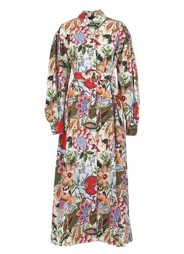 Multicoloured Printed Cotton Shirt Dress - Etro - Modalova