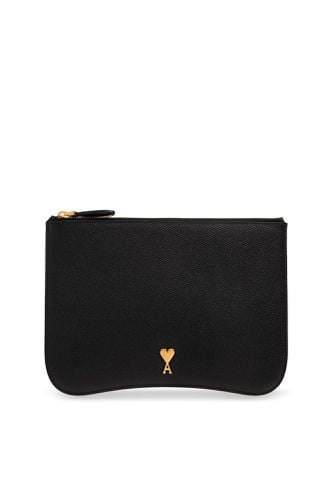 Pouch With Logo - Ami Alexandre Mattiussi - Modalova