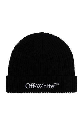 Off-White Logo Embroidered Beanie - Off-White - Modalova