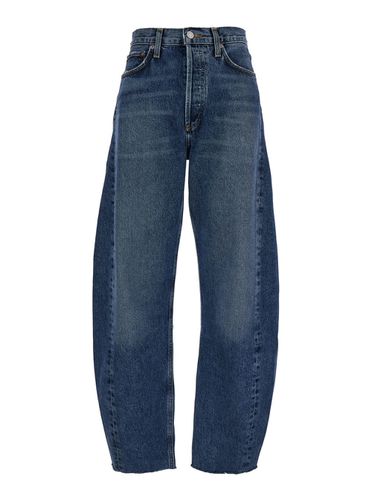 Luna Five-pocket Jeans In Denim Woman - AGOLDE - Modalova