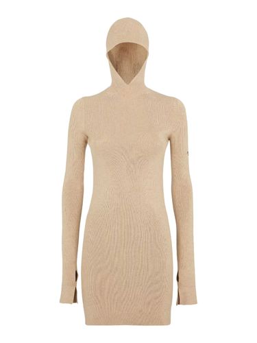 Fendi Beige Wool And Silk Dress - Fendi - Modalova