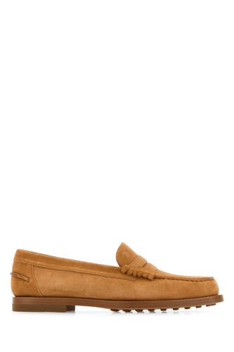 Tod's Camel Suede Loafers - Tod's - Modalova