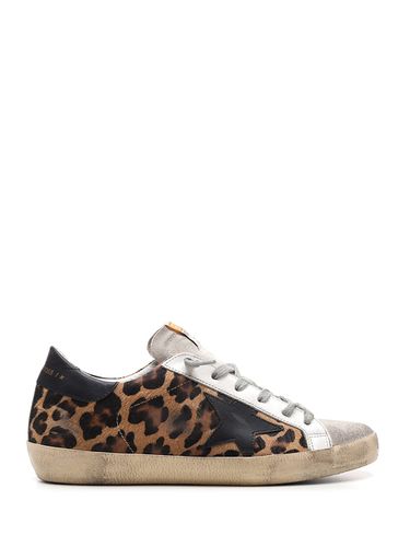 Superstar Sneakers In Animalier Pony Skin - Golden Goose - Modalova