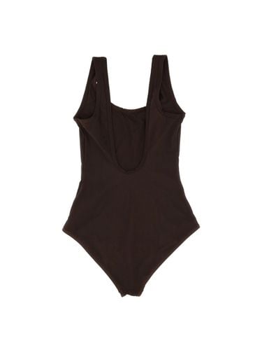 One Piece Swimsuit With Logo - Jil Sander - Modalova