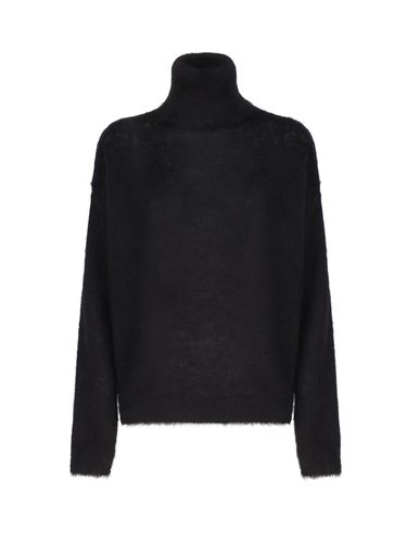 Mohair Turtleneck Sweater - Saint Laurent - Modalova