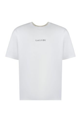 Lanvin Logo Cotton T-shirt - Lanvin - Modalova