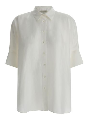 Bassano Short Sleeve Shirt In Silk Woman - Antonelli - Modalova