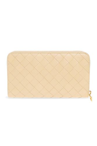 Braided Zipped Wallet - Bottega Veneta - Modalova