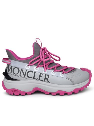 Trail Grip Sneakers In Gray Polyamide - Moncler - Modalova