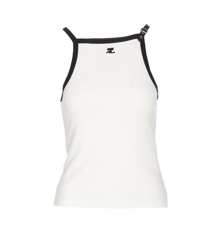 Courrèges Contrast Logo Tank Top - Courrèges - Modalova