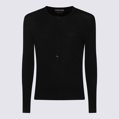 Tom Ford Black Silk Knitwear - Tom Ford - Modalova