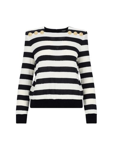 Balmain Marinière Jumper - Balmain - Modalova