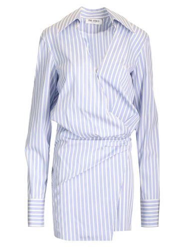 Striped Cotton Shirt Dress - The Attico - Modalova