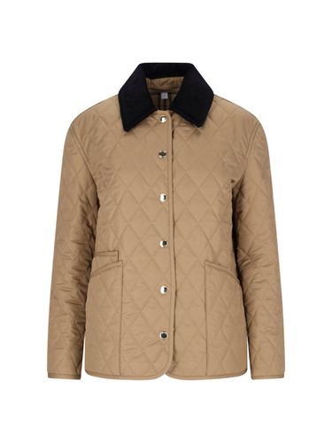 Long Sleeved Quilted Jacket - Burberry - Modalova